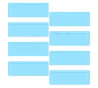 ARTIBETTER 8Pcs Light Blue Reading Strips for Dyslexia with Overlay Bookmarks - Guided Reading Tool for Visual Stress Relief and Classroom Learning Aid