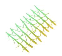 ARTIBETTER 8pcs Miniature Wheat Plants, Green Plastic Farm Diorama Accessories, Lifelike Static Scenery Plants for Architectural Models, Indoor Educational Uses and Agriculture Research