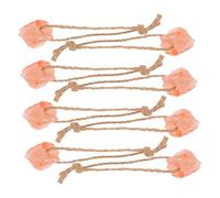 ARTIBETTER 8pcs Natural Pink Salt Blocks for Livestock Mineral Salt Lick Chew Snacks for Alpaca Horse Cattle Deer Goat Sheep Each Supports Digestion Immune Health and Nutrient Absorption