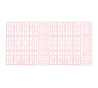 Artibetter 8pcs Plastic Pet Cage Mats for Rabbits and Bunnies, Splicing and Cuttable Floor Pads with Anti-skid Design, for Indoor Cage and Bathroom Use