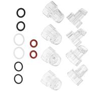 ARTIBETTER 8pcs Water Oxygen Small Bubble Suction Tips Replacement Heads for Beauty Machine Face Cleaning Tools Plastic Scrub Care Accessories for Oxygen Facial Device