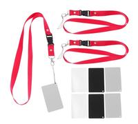 Artibetter 9 Pieces Grey White Black White Balance Card for Dslr Camera with Black Plastic Camera Strap, Portable Light Ratio Balancing Photography Accessory for Video and Film