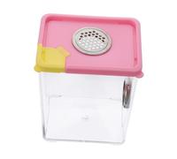 ARTIBETTER Acrylic Breeding Tank with Ventilation for Reptiles and Insects Transparent Reptile Terrarium Habitat Box for Spiders Crickets Leopard Geckos and Comfortable Pet Random Color