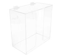 Artibetter Acrylic Mask Storage Box Organizer Large Capacity Multi-purpose Wall-mounted Container for Masks and Watches in Common Areas and Home
