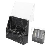 ARTIBETTER Acrylic Tweezers Stand Storage Shelf Practical Eyebrow Tweezers Rack Acrylic Organizer for Eyelash Extension Tools