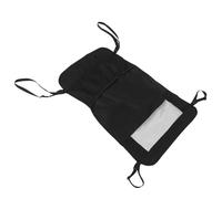 Artibetter Adjustable Black Polyester Screen Door Protector for Dogs, Easy to Clean Dog Car Seat Cover with Anti-distraction Feature, Suitable for Back Seat Travel and Pet Owners