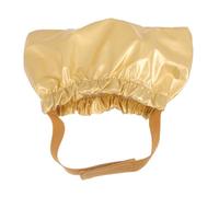 Artibetter Adjustable Gold Pet Bath Cap for Dogs and Cats, Waterproof Ear Protector Shower Hat, Medium Size Shampoo Ear Cover for Bathing and Grooming