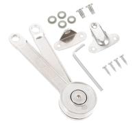 Artibetter Adjustable Lid Stay Support Bracket Not Easy to Deform Zinc Alloy Material, Easy to Open and Close with Installation Tools for Cabinets and Window Sills