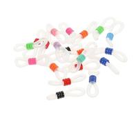 Artibetter Adjustable Rubber Eyeglass Chain Ends Connector Silicone and Metal Material 40pcs with Anti-Slip Design with Suitable for Creating Accessories Random Color for Glasses and