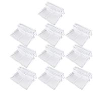 Artibetter Aquarium Support Brackets Suitable for 7-8mm Glass 10pcs Acrylic for Fish Tank Cover Support, Practical and Safe for Fish for Small Pets Aquarium Accessories