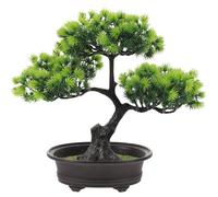 Artibetter Artificial Bonsai Tree Decor Never Needs to Be Trimmed Or Watered Fake Green Plant with Material for Hotels and Restaurants Indoor Decoration