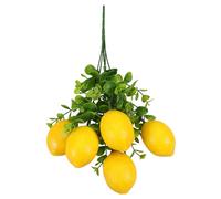 Artibetter Artificial Lemon Branches for Summer Party Decoration Made of Foams and Fabric, Simple Decoration Not Easy to Deform, for Bars and Stores, Lemon Twigs for Outdoor and Beach Party