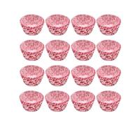 Artibetter Baking Cups Oven Safe Paper Cupcake Liners Heart-Shaped 100pcs Oil Proof Paper Cups for Valentine's Day and Desserts Muffins for Home and Weddings