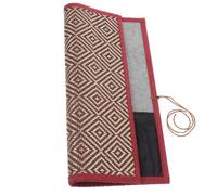 Artibetter Bamboo Roll up Brush Organizer Case for Artists and Office Workers, Canvas and Felt Material with Wear-Resistant and Brush Protection Features, for Painting and Drawing Tools