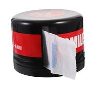 Artibetter Barber Neck Strip Dispenser Box Plastic and Paper Neck Roll Holder Sleek Sophisticated Design for Professional Hairstylists and Barber Shop Use