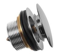 Artibetter Bath Tub Drain Stopper with Universal Drain Filter Bathroom Tub Stopper Replacement Foot Pedal Operated for Shower and Bath Use