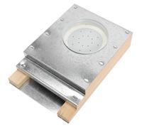 Artibetter Bee Feeder Beekeeping Tools Beehive Feeder Silver Aluminum Wood Water Feeding Device Saves Time and Effort High Impact Resistance Suitable for Beehive