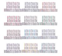Artibetter Beginner Piano Chord Flashcards Set for Lessons and Performances, Portable Paper Reference Guide to Enhance Music Theory Knowledge, Essential Piano Chord Study Cards for Students