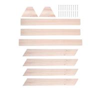 Artibetter Bird Stand Chicken Roosting Perch Solid Wood Frame Suitable for Cockatiels Hens and Poultry Activity