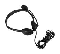 Artibetter Black Wired over Ear Headset with Mic and Volume Control