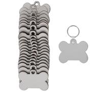 Artibetter Blank Transfer with Key Set 24pcs Sublimation Heat Keychain Printable Mdf Material for Hands-on and Ability Enhancement Custom Decoration