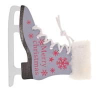 ARTIBETTER Blue Ice Skates Pendant Ornament Christmas Tree Hanging Decoration Winter Skating Shoes Keychain Charm for Holiday Party and Home Display