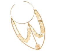 Artibetter Bracelet Fashionable Arm Band Golden Metal Upper Arm Cuff Adjustable Sturdy and Not Easy to Deform with Unique Look for Women for Birthday and Formal Occasions