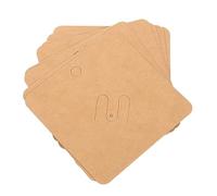 Artibetter Brooch Display Cards Pin Display Cards with Pre-Cut Hole 200 Pack Kraft Paper Brooch Cards for Selling Jewelry Packaging for Small Business and Handmade Pins