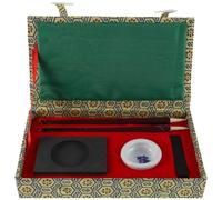 Artibetter Calligraphy Design Set with Beginners in Complete Calligraphy Tools Including Brush, Ink, Paper Stone in Elegant Box Handwriting Practice and Gifting and for Students