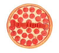 Artibetter Canvas Roll up Pencil Case Pizza Pattern Large Capacity Pen Pouch Organizer for Drawing Pens Suitable for Students and Artists