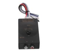 ARTIBETTER Car Audio High to Low Level Rca Line Output Converter with Delay Function, 2-channel Speaker Wire to Rca Stereo Converter for Amplifier and Subwoofer Compatibility in Vehicles