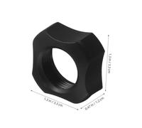 Artibetter Car Mount Tightening Nut Replacement Plastic Screw-on Bracket Holder Ring for 10pcs Ball-joint Fixed Adapter Ring, Wireless Charger and Compatible with Car Dash Phone Holder