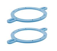 Artibetter Car Speaker Spacer Adapter 2Pcs Plastic Door Speaker Mounting Gasket for 3.5" 4" Vehicle Center Channel Speakers, Audio Installation and Upgrade