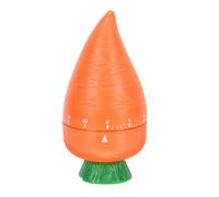 Artibetter Carrot Shape Kitchen Timer 60 Minutes Mechanical Cooking Timer Precise Timing and Easy Operation, for Work Tasks and Studying, Made of Sturdy Abs Material