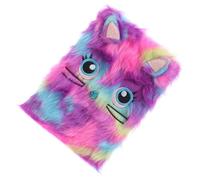 Artibetter Cartoon Plush Notebook Purple Cat Writing Pad for Students Supplies Adorable Fluffy Journal with Pages for Creative Writing Drawing and Unique Experiences