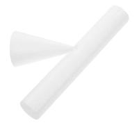 Artibetter Castle Shape Foam Cake Model Pillar 3cm Diameter X 12cm Height White Reusable DIY Fake Cake Dummy for Wedding and Party Decorating Craft Supplies