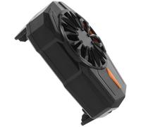 Artibetter Cell Phone Cooler for Gaming Phone Cooling Fan Abs PC Clip-on Cellphone Radiator Rapid Cooling Low Noise Black Work and Live Streaming