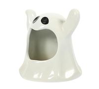 Artibetter Ceramic Ghost Candle Holder Country Wedding Decorations Rustic Decor Fireplace Candles Hamster Gifts Miniature Ghost Witch Gifts for Women Halloween Desktop Decor The Witch Outdoor