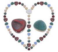 Artibetter Ceramic Mosaic Tiles Irregular DIY Art Craft Pieces for Home Decoration Garden Floor Bathroom Projects Bag of Polished Ceramic Fragments