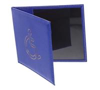 Artibetter Certificate Holder Wallet with Protective Sleeves, Dark Blue Disability Badge Organizer for Id, Bank and Social Security Cards, Suitable for Disabled Parking Permits and Travel