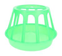 Artibetter Chicken Feed Trough for Poultry, Anti-spill round Feeding Container, Water Feeder for Chickens, Ducks and Geese, Plastic Livestock Feeding Supply for Farm Use