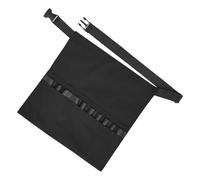 Artibetter Classic Black Waist Tool Belt Hairstylist Apron with Adjustable Strap and Shear Pouch for Hairdressers and Makeup Artists Salon Use