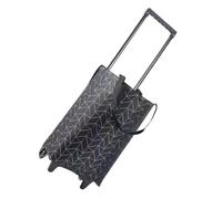 Artibetter Collapsible Grocery Cart with Wheels and Retractable Handle, Foldable Oxford Cloth Trolley Bag for Urban Environments and Camping, Portable Waterproof Shopping Cart for Easy