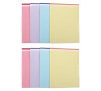Artibetter College Ruled Notepad for Smooth Writing with Perforated Pages 8pcs A4 Tear off Sheets Memo Notes Pad for Computer and Home Office Use