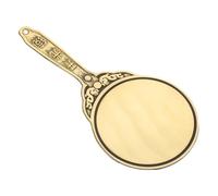 Artibetter Copper Bagua Mirror 15Cm Small Feng Shui Wall Mirror Chinese Traditional Exorcism Decor Handheld Temple Offering Ornament for Home Blessing