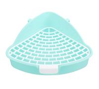 Artibetter Corner Pet Urinal Potty Triangle Litter Box Detachable Design Odor Control Plastic for Corner Placement at Home Suitable for Hamster Guinea Pig Small Animals