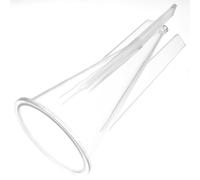 Artibetter Creative Cone Candle Mold in Acrylic for DIY Candle Making and Soap Casting, Suitable for Handmade Crafts and Plaster Projects at Home