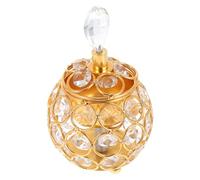 ARTIBETTER Creative Crystal Incense Burner Middle East Style Aromatherapy Censer Decorative Desktop Holder Household Aroma Furnace for Home Fragrance and Meditation