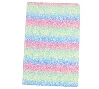 Artibetter Creative Pocket Diary Notebook with Color Stripes Stylish Writing Journal for Travel Poetry Sketching Gift Stationery for Students Women Friends