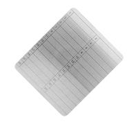 Artibetter Crypto Seed Phrase Storage Plate Lightweight and User Friendly Metal Seed Storage Plate Stainless Steel Silver Colour for 24 Word Backup Suitable for Wallet and Security